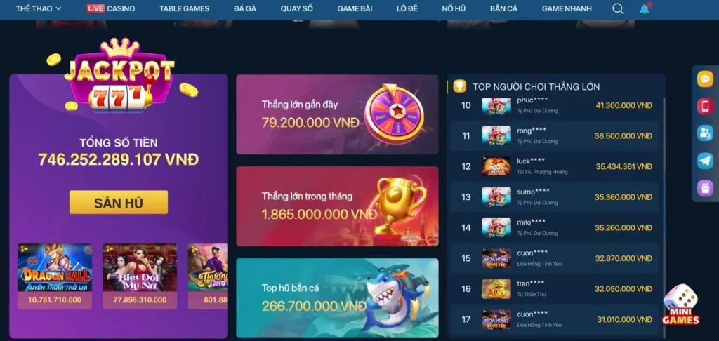 Tổng hợp các trò chơi eu9vn nổ hũ hấp dẫn